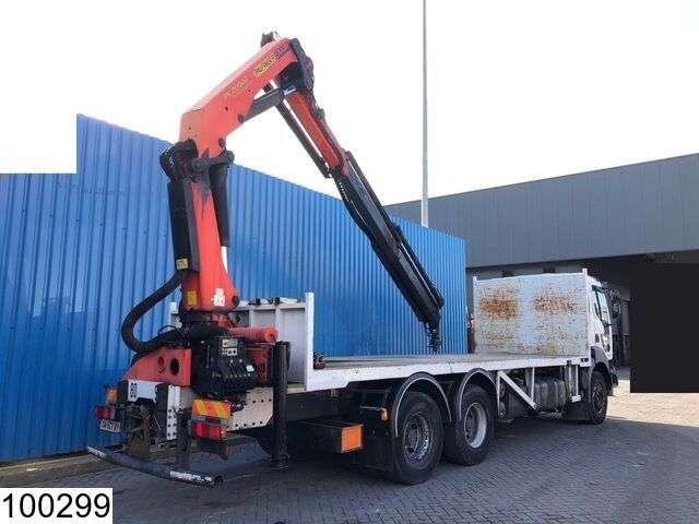 RENAULT Kerax 420 6x4, Palfinger PK 20002 Crane, Remote, Steel suspensio open laadbak vrachtwagen - Photo 2