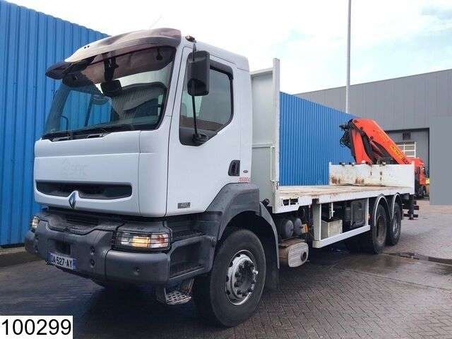 RENAULT Kerax 420 6x4, Palfinger PK 20002 Crane, Remote, Steel suspensio open laadbak vrachtwagen - Photo 5