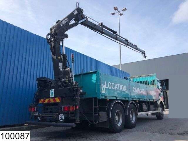 RENAULT Kerax 370 6x4, Hiab crane 4x hydraulic extendable, Remote, Manua open laadbak vrachtwagen - Photo 2