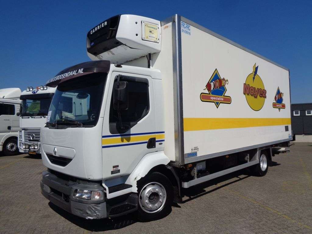 RENAULT MIDLUM 220 dCI + MANUAL + Carrier Supra 850Mt + LIFT koelwagen vrachtwagen