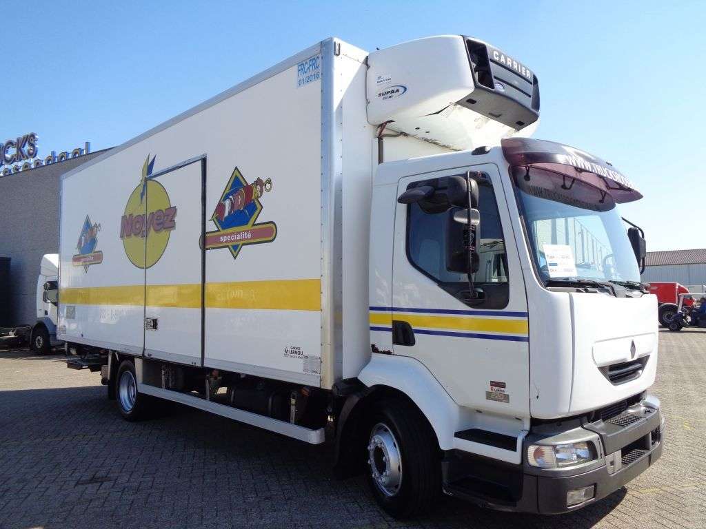 RENAULT MIDLUM 220 dCI + MANUAL + Carrier Supra 850Mt + LIFT koelwagen vrachtwagen - Photo 3