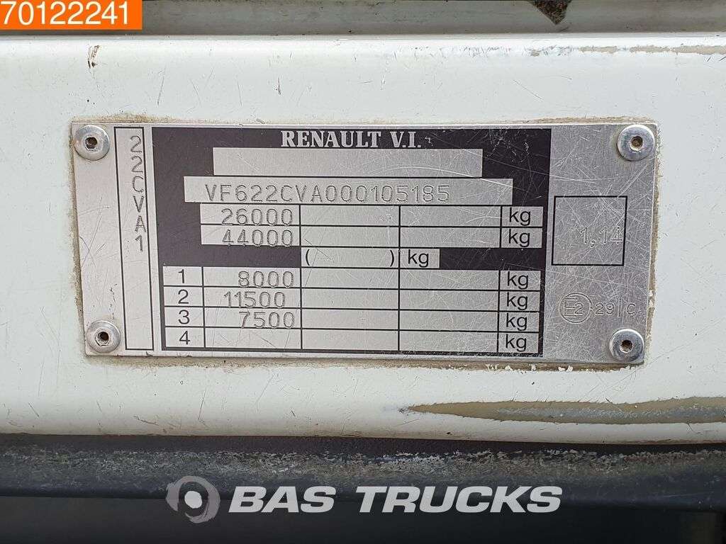 RENAULT Premium 320 6X2 Manual ADR Pumpe Euro 3 brandstoftruck - Photo 19
